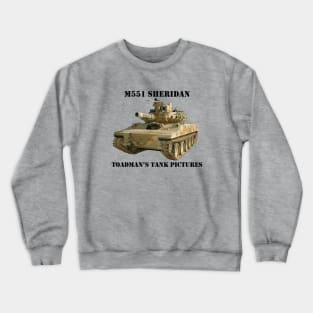 M551 Sheridan blk_txt2 Crewneck Sweatshirt